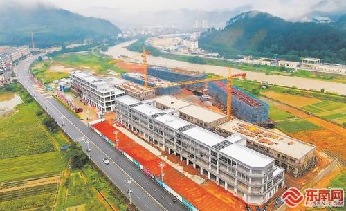 政和县 中国竹具工艺城建设项目主体工程完成封顶